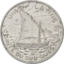 France, 25 Centimes, EF(40-45), Aluminium, Elie #15.3, 1.43