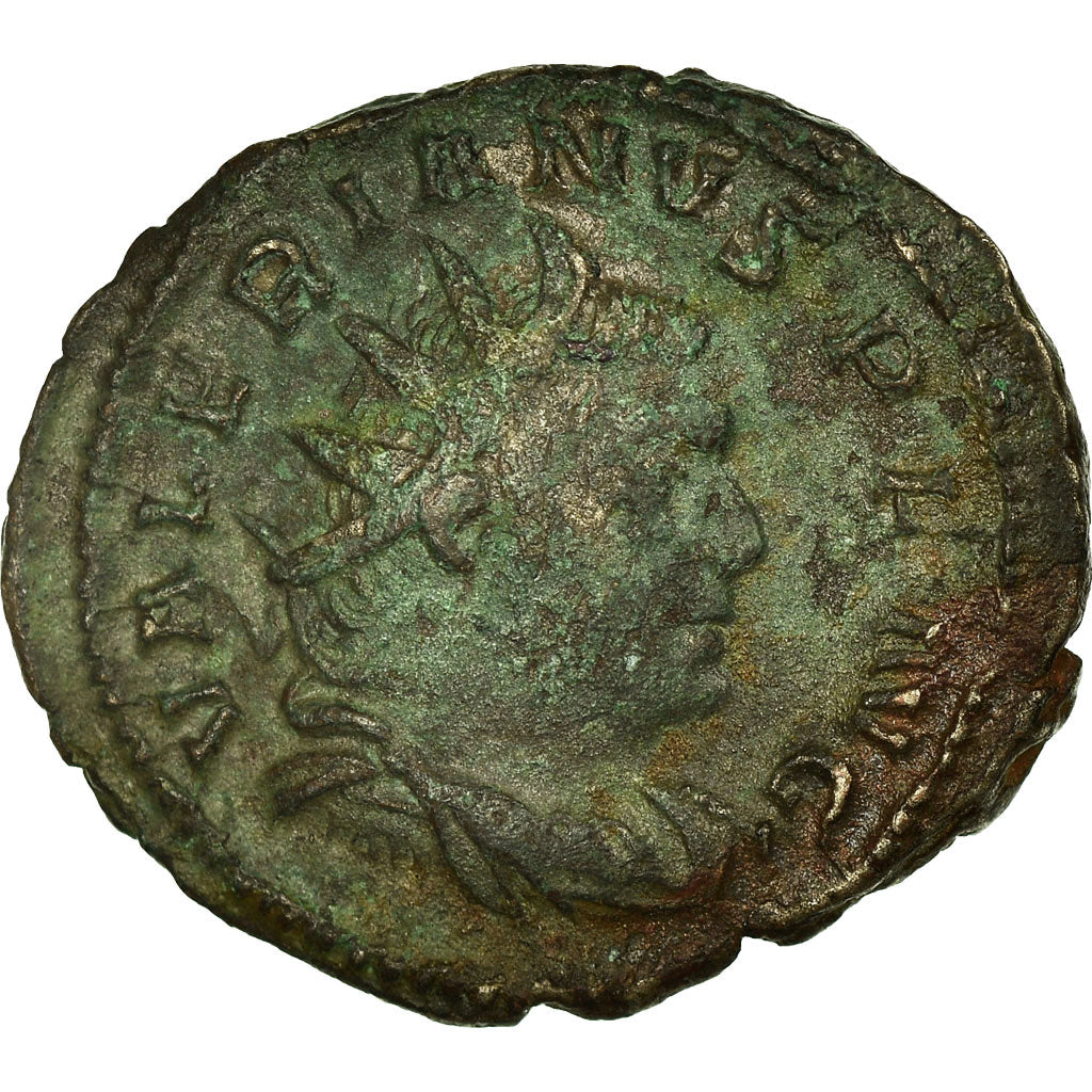 Coin, Valerian I, Antoninianus, 255-256, Rome, VF(30-35), Billon