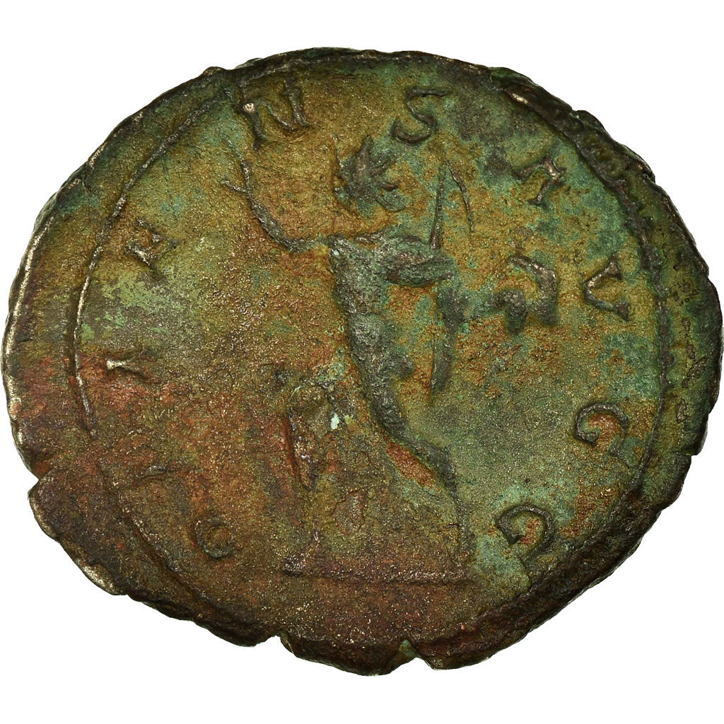 Coin, Valerian I, Antoninianus, 255-256, Rome, VF(30-35), Billon