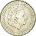 Coin, Netherlands, Juliana, 2-1/2 Gulden, 1966, EF(40-45), Silver, KM:185