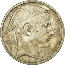 Coin, Belgium, 50 Francs, 50 Frank, 1948, VF(30-35), Silver, KM:137