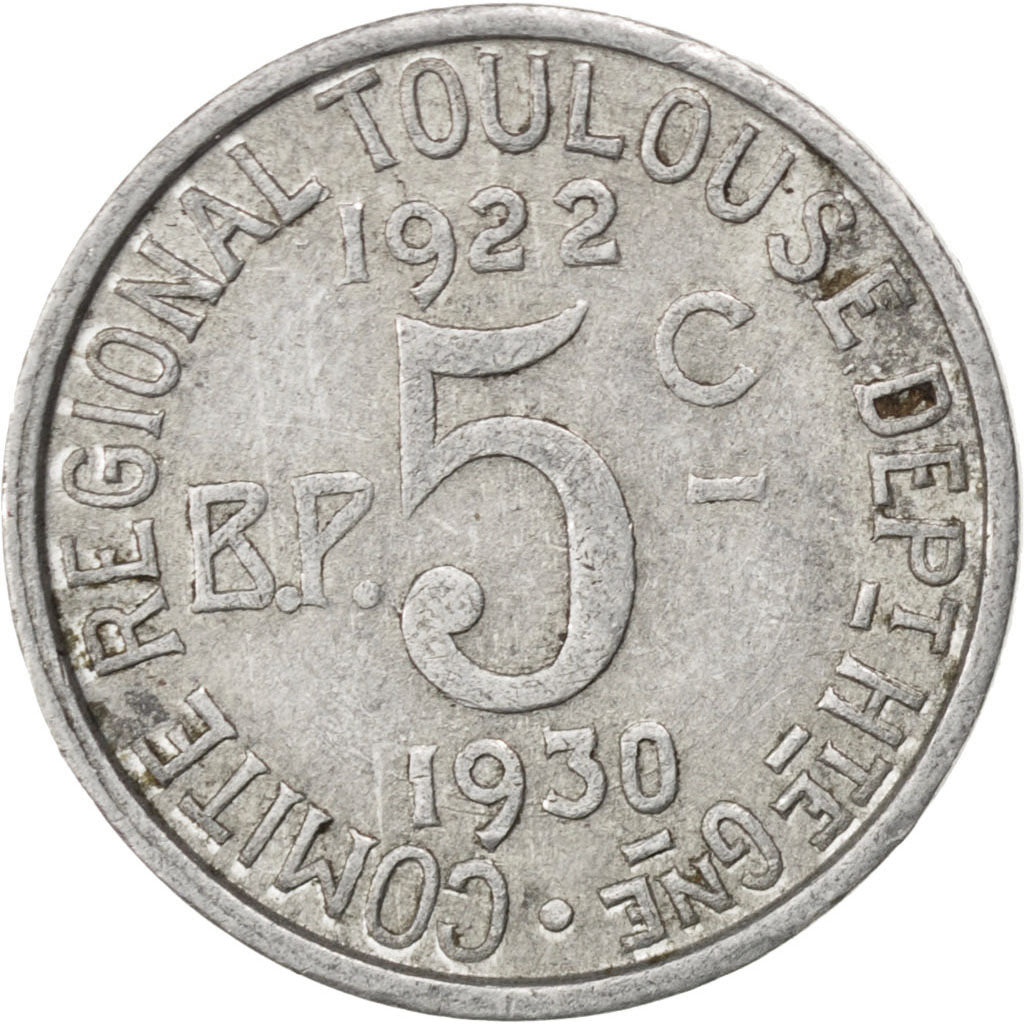 France, 5 Centimes, EF(40-45), Aluminium, Elie #10.1, 0.84