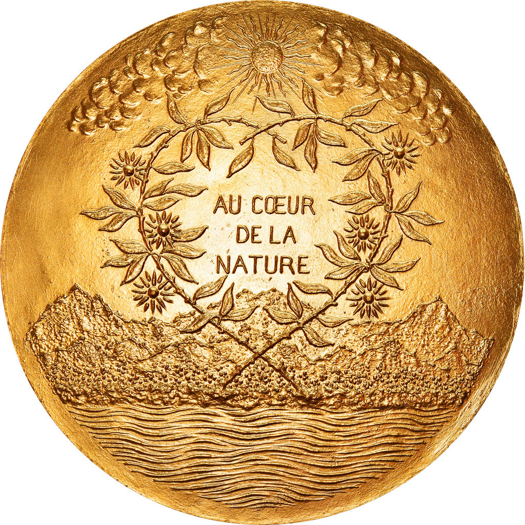 France, Medal, Voeux, Au coeur de la Nature, Arts & Culture, Lay, AU(55-58)