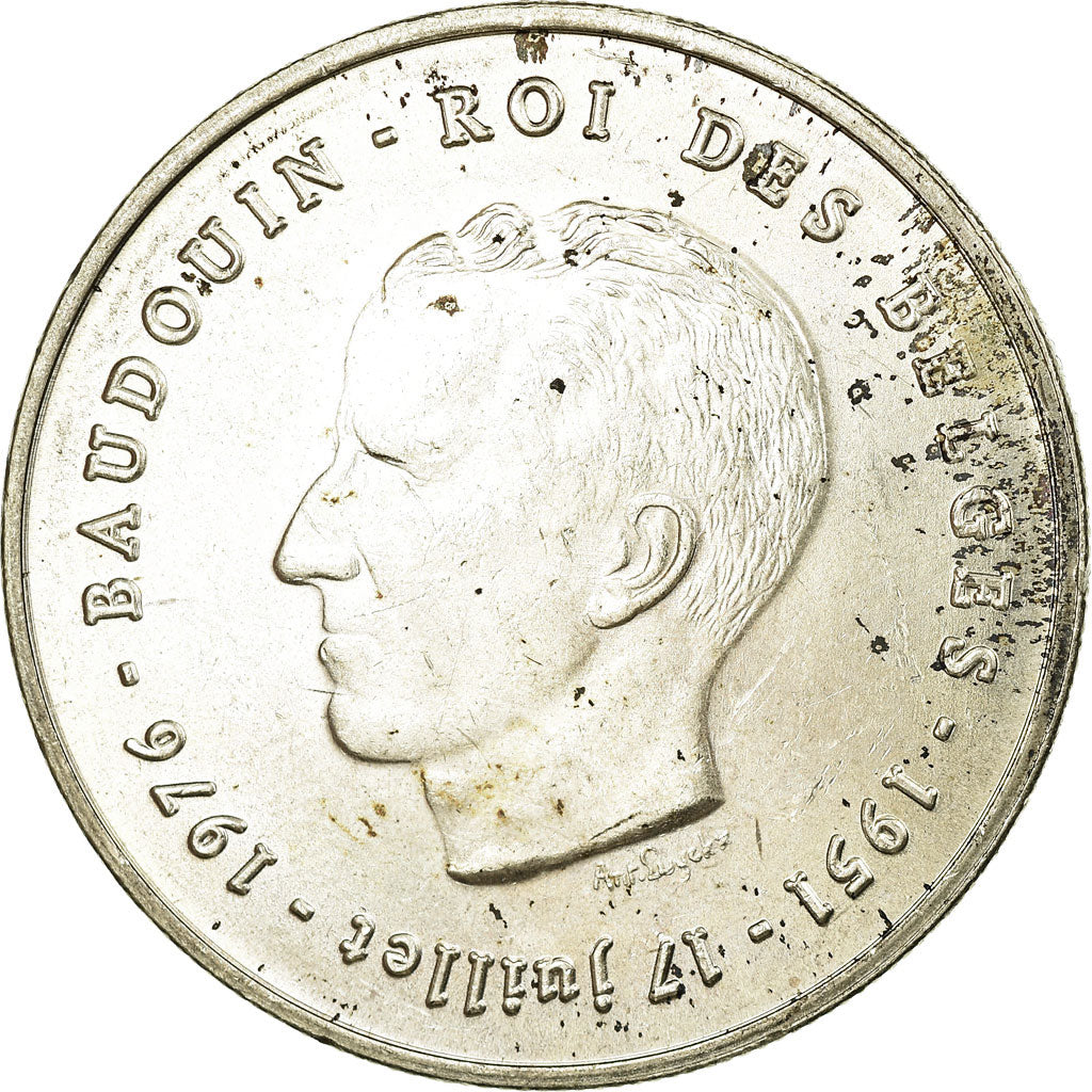 Belgien, 250 Francs, 250 Frank, 1976, VZ, Silber, KM:157.1