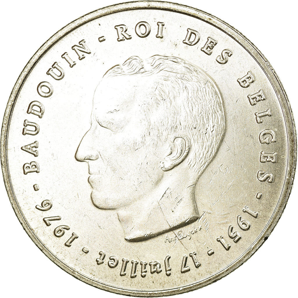 Coin, Belgium, 250 Francs, 250 Frank, 1976, AU(50-53), Silver, KM:157.1