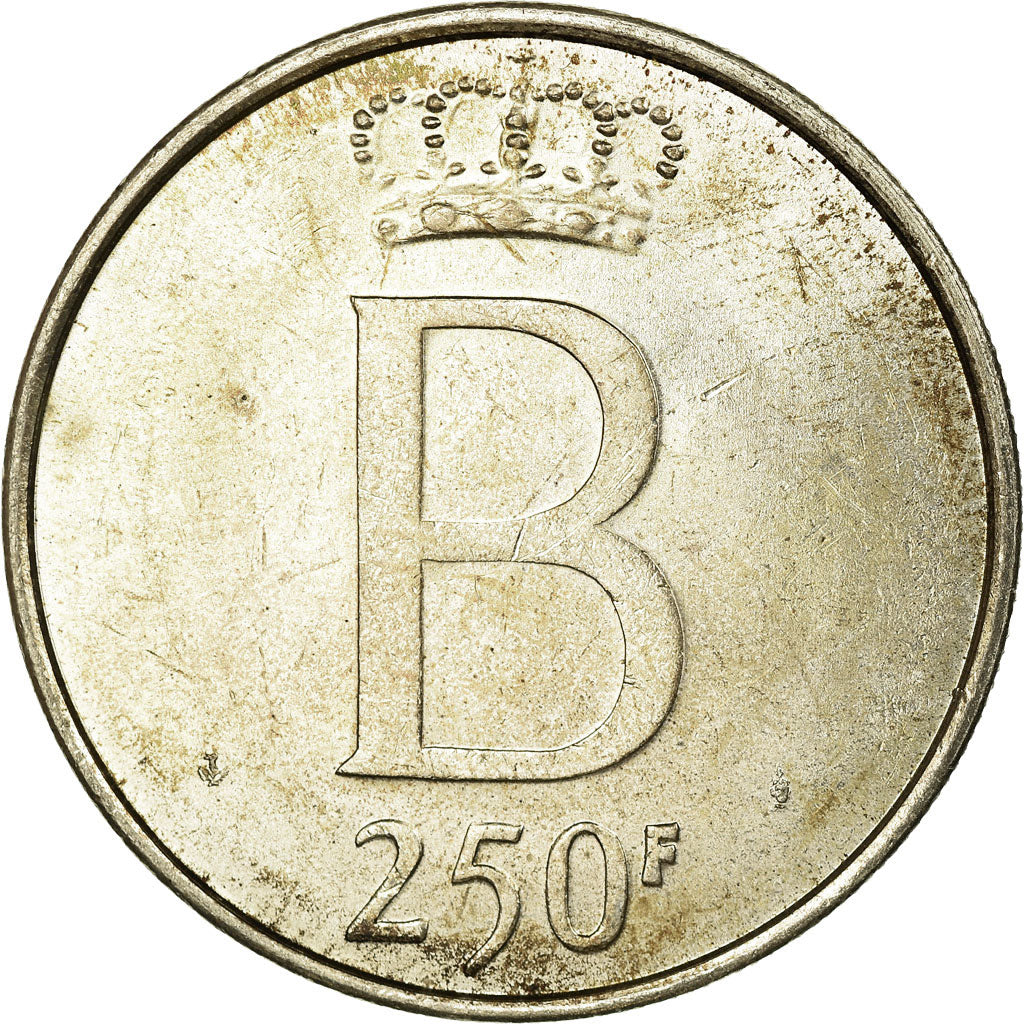 Coin, Belgium, 250 Francs, 250 Frank, 1976, AU(50-53), Silver, KM:157.1