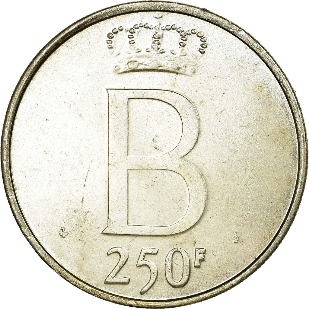 Monnaie, Belgique, 250 Francs, 250 Frank, 1976, TTB+, Argent, KM:157.1