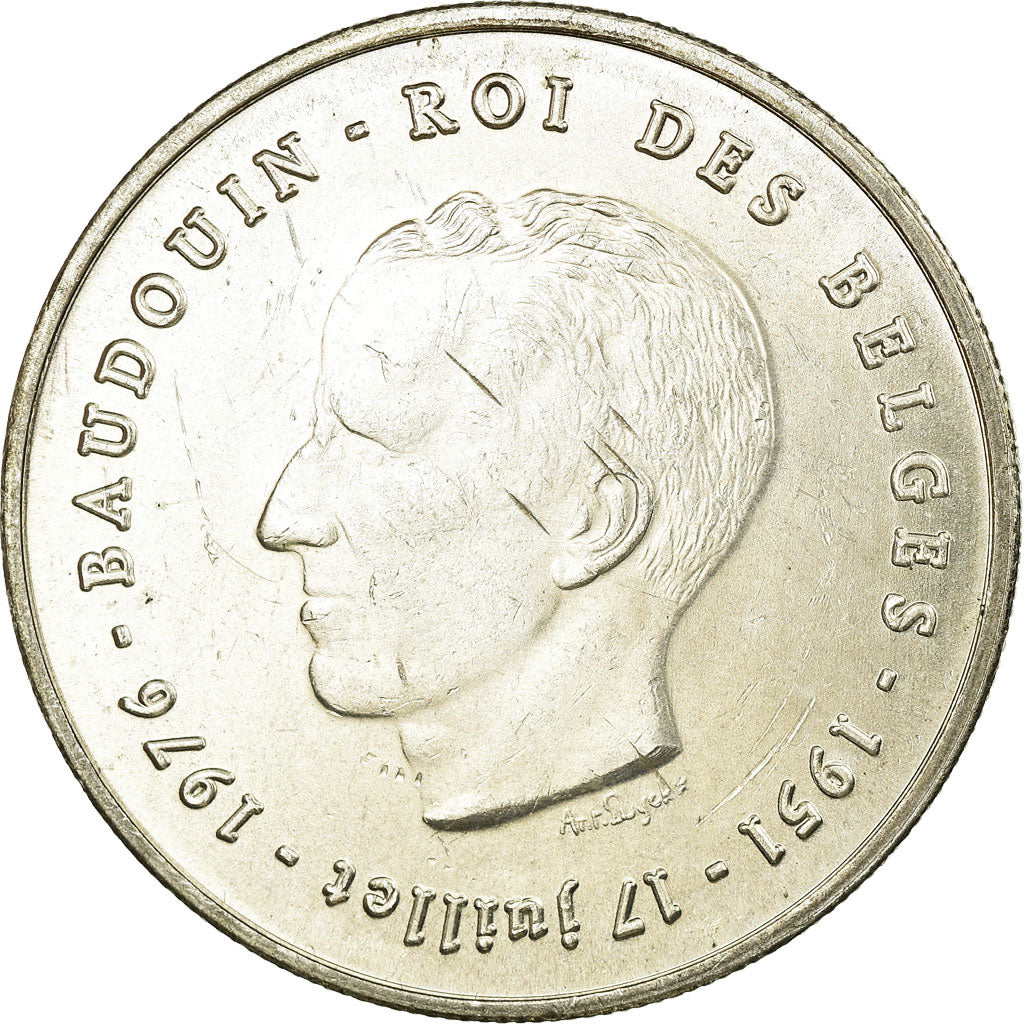 Monnaie, Belgique, 250 Francs, 250 Frank, 1976, TTB+, Argent, KM:157.1