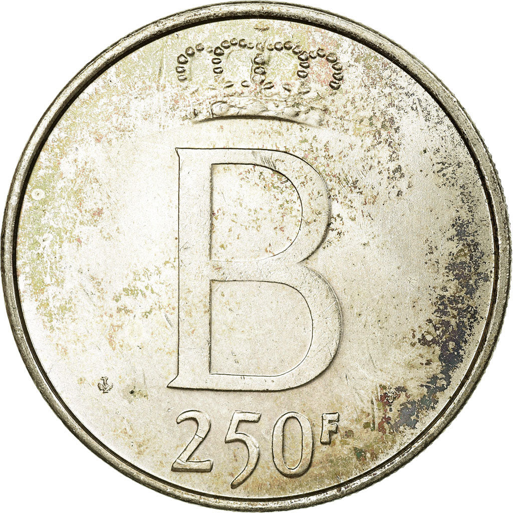 Monnaie, Belgique, 250 Francs, 250 Frank, 1976, TTB+, Argent, KM:157.1