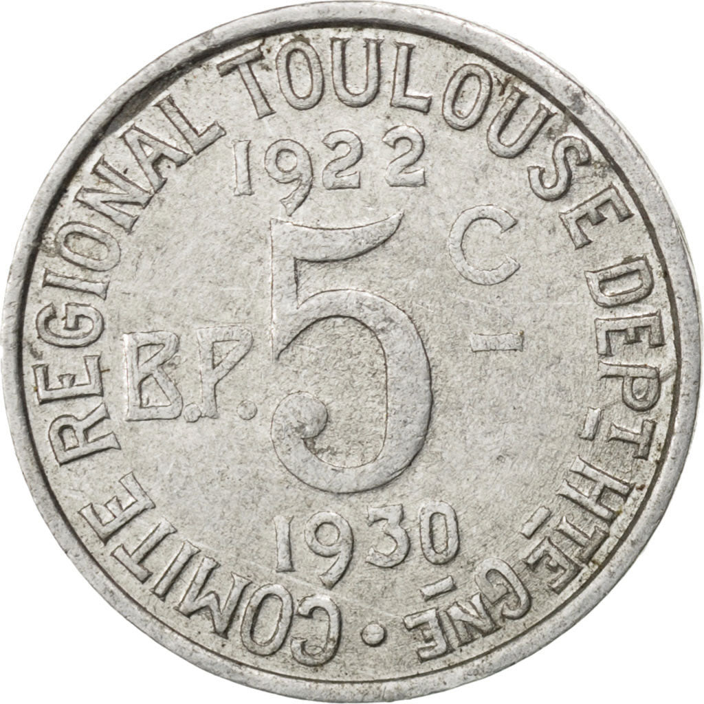 France, 5 Centimes, EF(40-45), Aluminium, Elie #10.1, 0.87