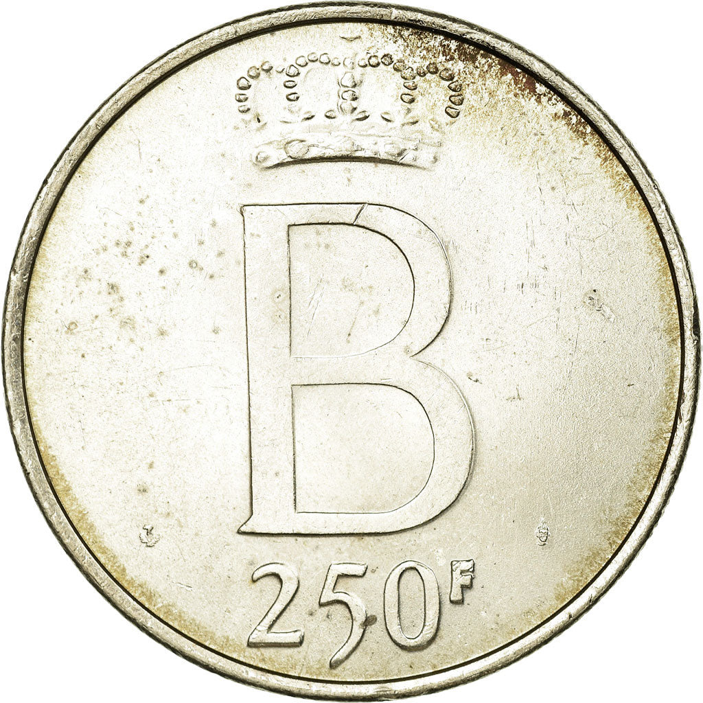 Coin, Belgium, 250 Francs, 250 Frank, 1976, AU(50-53), Silver, KM:157.1