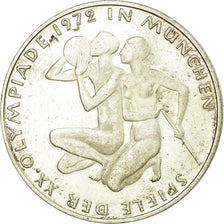 Munten, Federale Duitse Republiek, 10 Mark, 1972, Karlsruhe, Proof, ZF+, Zilver