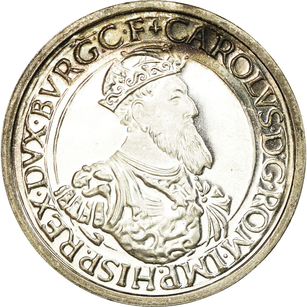 Münze, Belgien, 5 Ecu, 1987, VZ+, Silber, KM:166