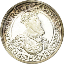 Coin, Belgium, 5 Ecu, 1987, AU(55-58), Silver, KM:166