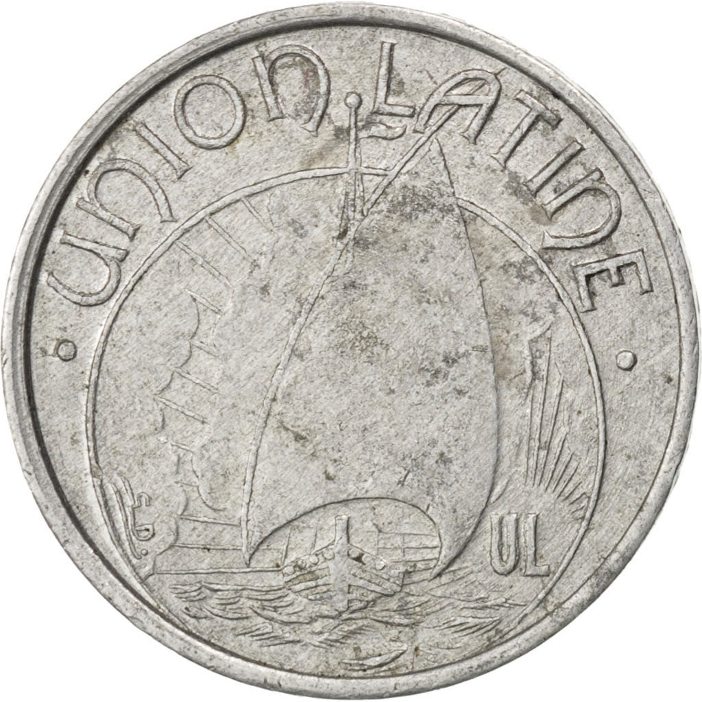 France, 5 Centimes, EF(40-45), Aluminium, Elie #10.1, 0.86