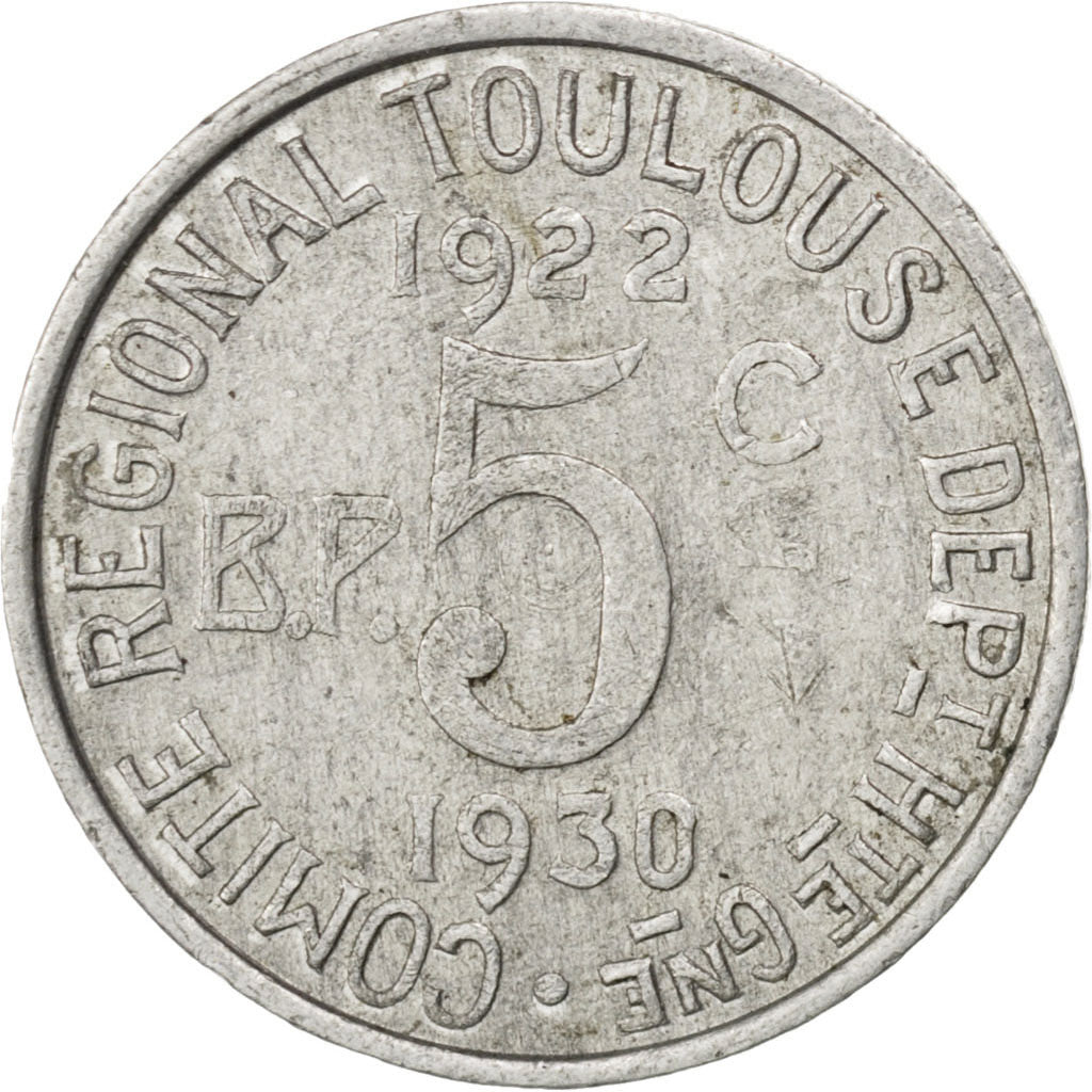 France, 5 Centimes, EF(40-45), Aluminium, Elie #10.1, 0.86
