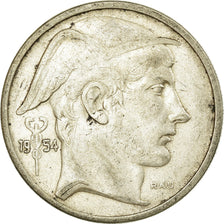 Coin, Belgium, 50 Francs, 50 Frank, 1954, EF(40-45), Silver, KM:137