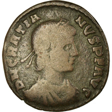 Coin, Gratian, Maiorina, 378-383, Lyon - Lugdunum, F(12-15), Copper