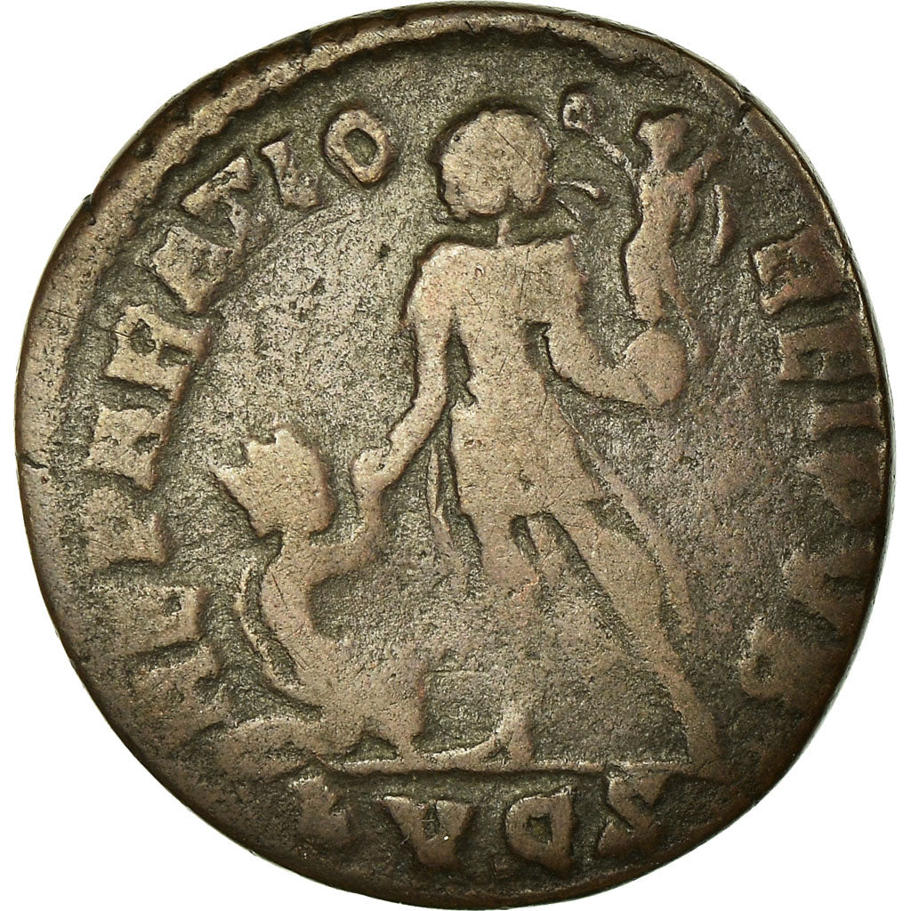 Coin, Gratian, Maiorina, 378-383, Lyon - Lugdunum, F(12-15), Copper