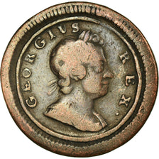 Monnaie, Grande-Bretagne, George I, Farthing, 1722, TB+, Cuivre, KM:556