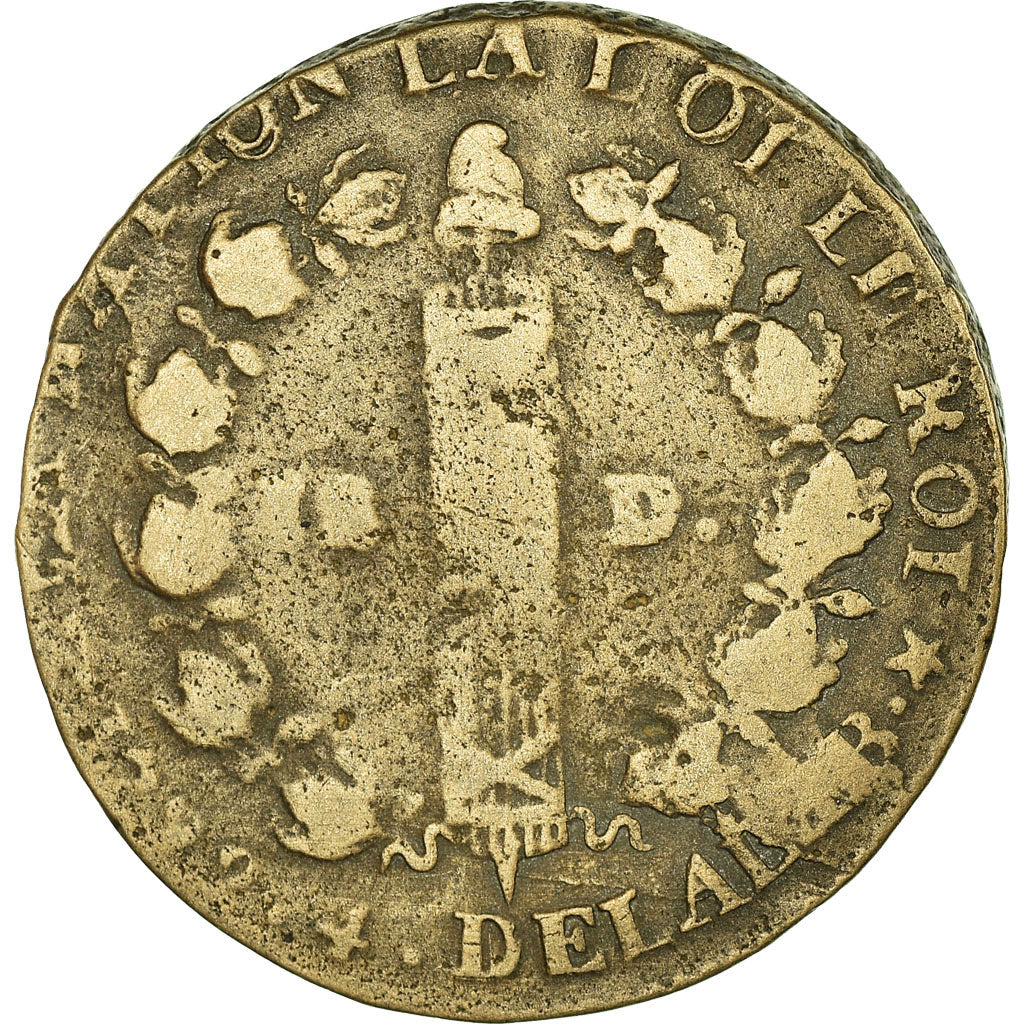 Münze, Frankreich, 12 deniers françois, 12 Deniers, 1792, Lille, S+, Bronze
