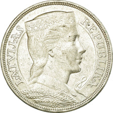 Coin, Latvia, 5 Lati, 1929, EF(40-45), Silver, KM:9