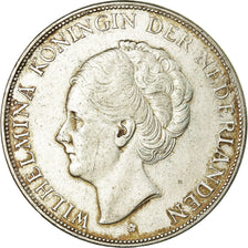 Coin, Netherlands, Wilhelmina I, 2-1/2 Gulden, 1930, EF(40-45), Silver, KM:165