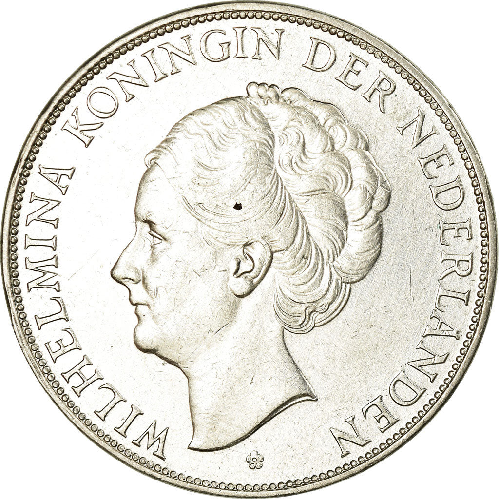 Moneta, Paesi Bassi, Wilhelmina I, 2-1/2 Gulden, 1931, BB+, Argento, KM:165