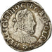 Moneta, Francia, Henri III, Teston, 1575, Bayonne, BB, Argento, Duplessy:1126