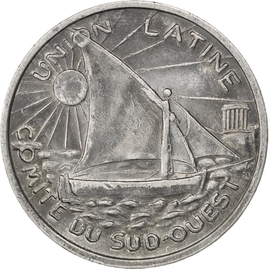 France, 25 Centimes, EF(40-45), Aluminium, Elie #15.6, 1.40
