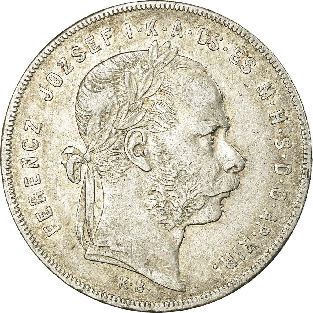 Monnaie, Hongrie, Franz Joseph I, Forint, 1879, Kremnitz, TB+, Argent, KM:453.1