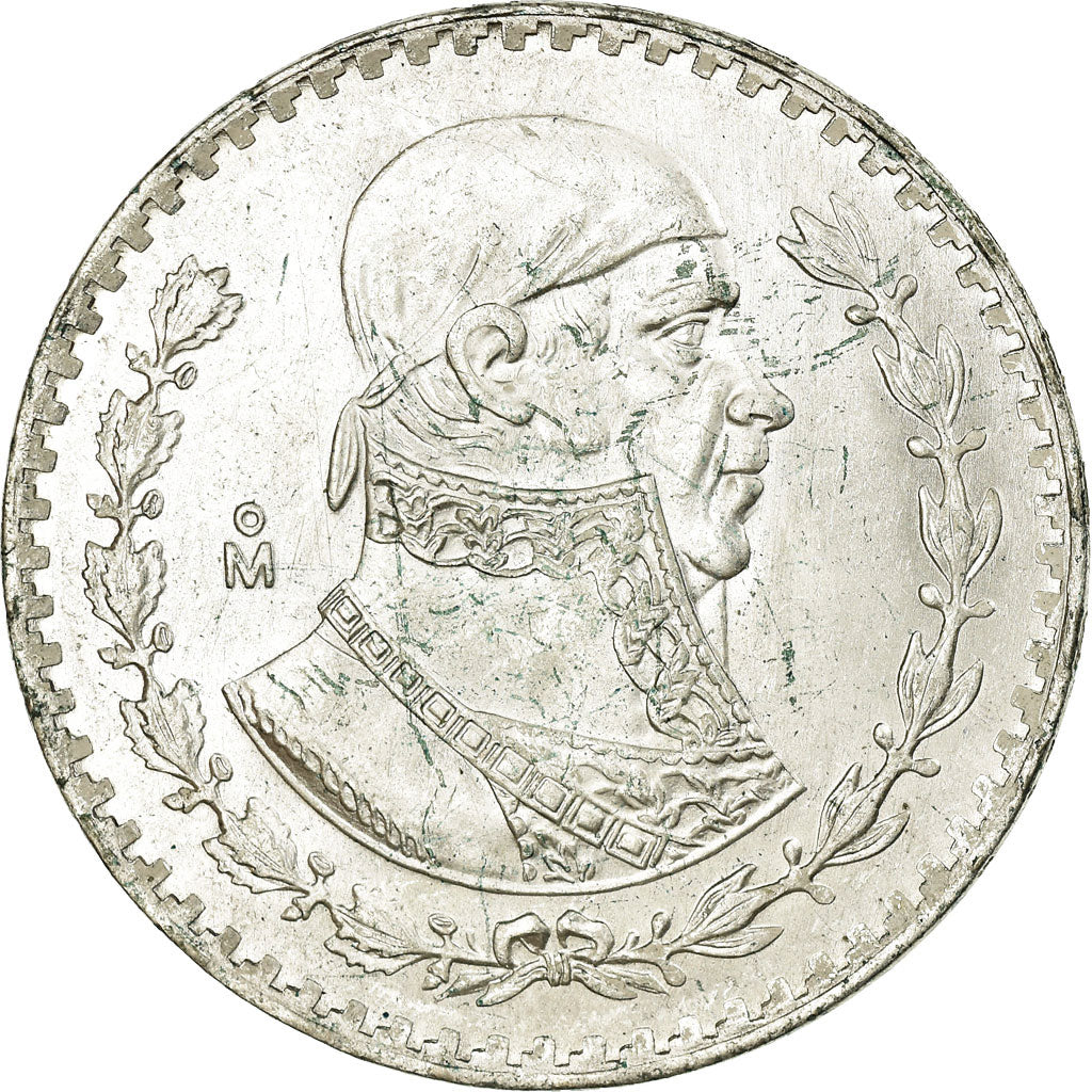Coin, Mexico, Peso, 1966, Mexico City, AU(55-58), Silver, KM:459