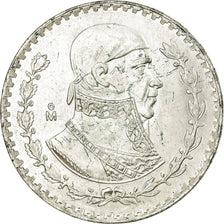 Coin, Mexico, Peso, 1966, Mexico City, AU(55-58), Silver, KM:459