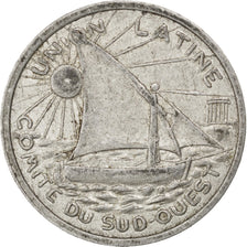 France, 25 Centimes, EF(40-45), Aluminium, Elie #15.6, 1.37