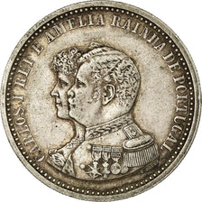 Coin, Portugal, Carlos I, 500 Reis, 1898, VF(30-35), Silver, KM:538