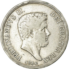 Coin, ITALIAN STATES, NAPLES, Ferdinando II, 120 Grana, 1844, VF(20-25), Silver