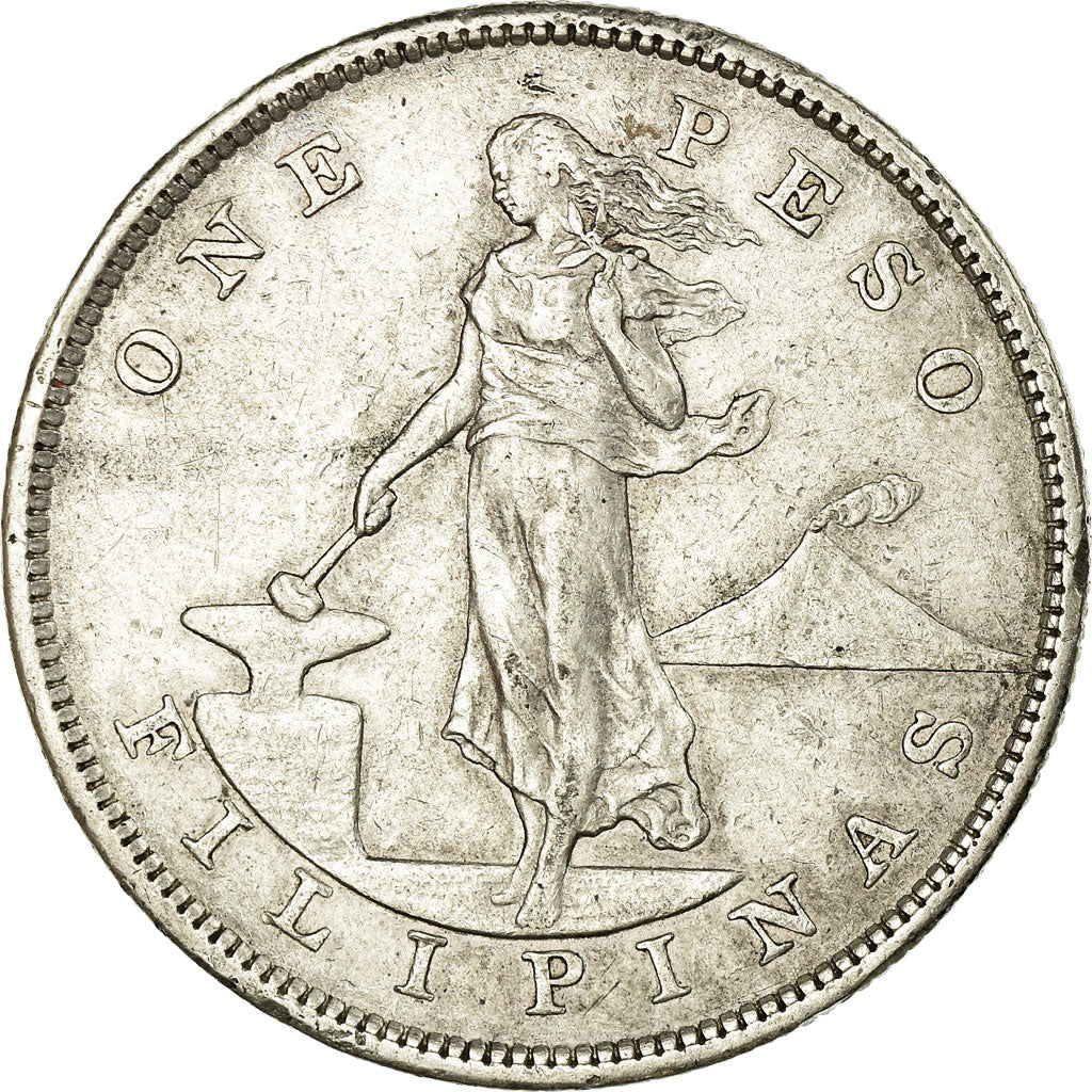 Coin, Philippines, Peso, 1903, San Francisco, AU(50-53), Silver, KM:168