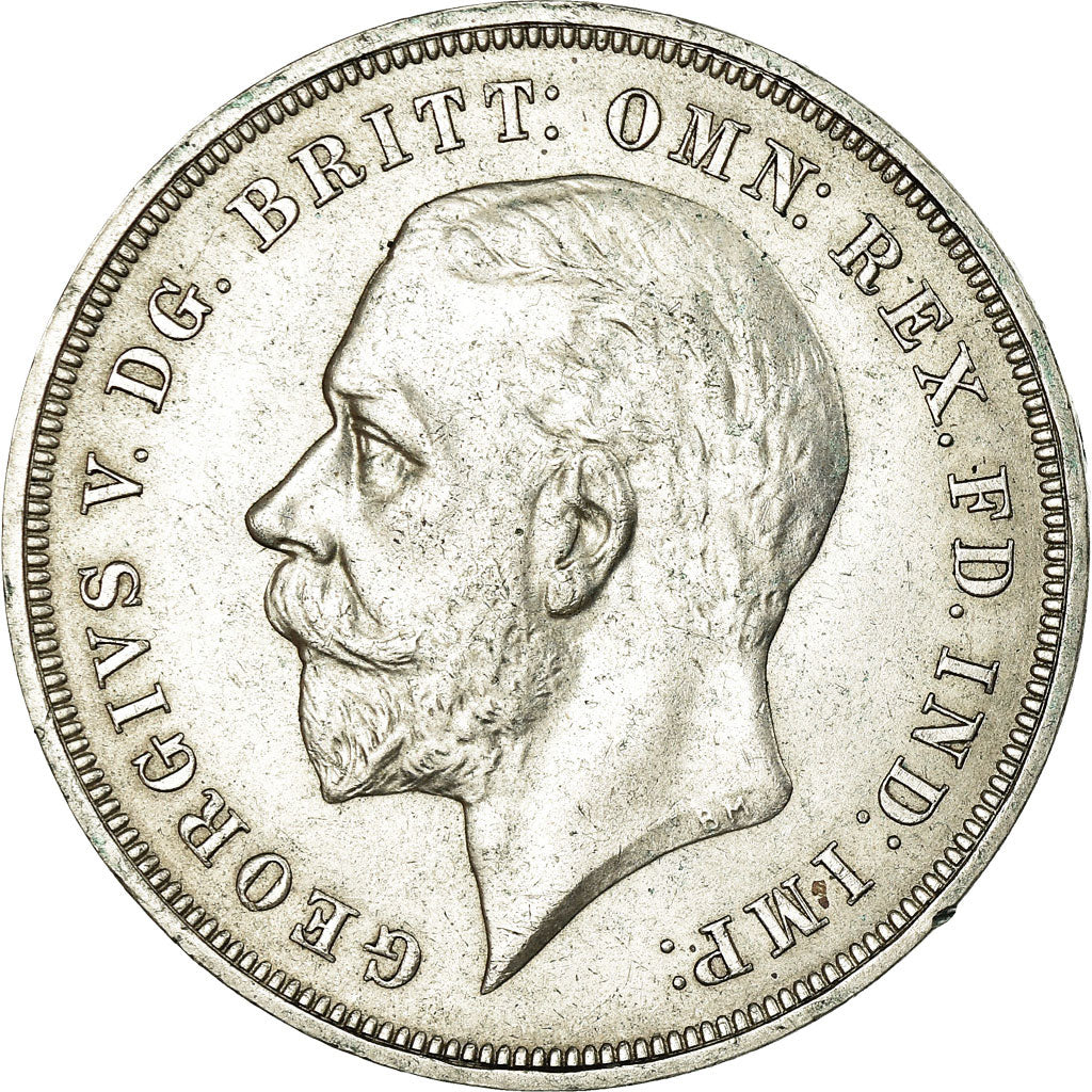 Coin, Great Britain, George V, Crown, 1935, AU(50-53), Silver, KM:842