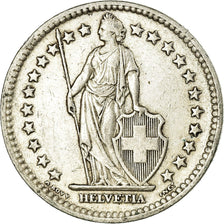 Coin, Switzerland, 2 Francs, 1944, Bern, EF(40-45), Silver, KM:21