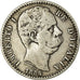 Coin, Italy, Umberto I, 2 Lire, 1884, Rome, VF(30-35), Silver, KM:23