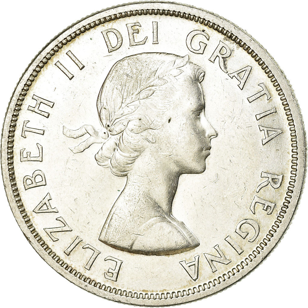 Coin, Canada, Elizabeth II, Dollar, 1958, Royal Canadian Mint, Ottawa