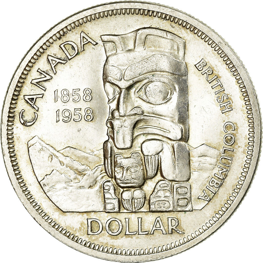 Coin, Canada, Elizabeth II, Dollar, 1958, Royal Canadian Mint, Ottawa
