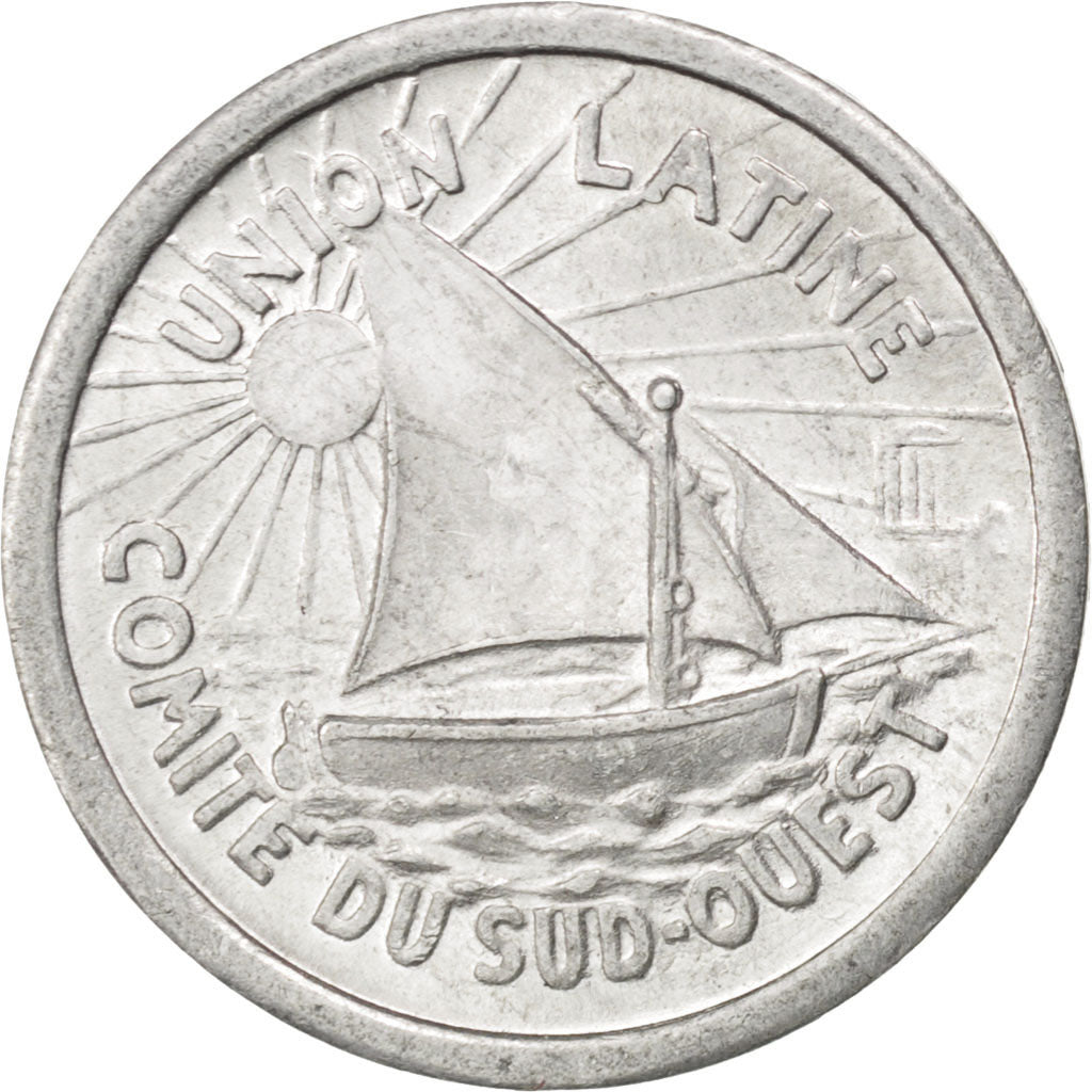 France, 5 Centimes, MS(60-62), Aluminium, Elie #15.7, 0.89