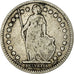 Munten, Zwitserland, Franc, 1894, Bern, FR, Zilver, KM:24