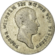 Munten, Duitse staten, PRUSSIA, Friedrich Wilhelm III, 1/6 Thaler, 1814, Berlin