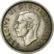 Coin, Great Britain, George VI, 3 Pence, 1938, AU(50-53), Silver, KM:848