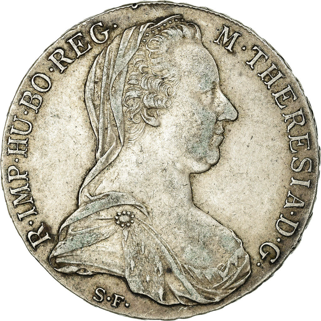 Coin, Austria, Joseph II, Thaler, 1780, Official restrike, EF(40-45), Silver