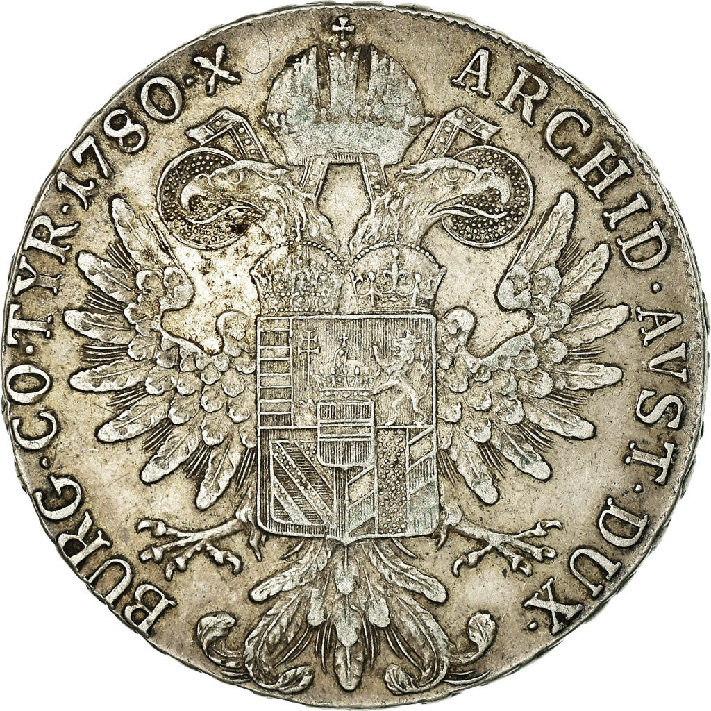 Coin, Austria, Joseph II, Thaler, 1780, Official restrike, EF(40-45), Silver