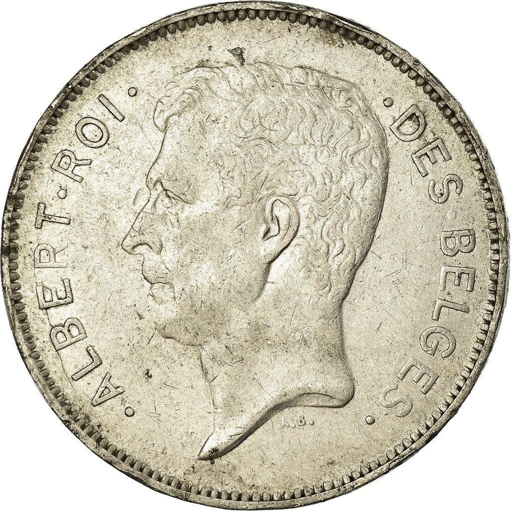 Münze, Belgien, Albert I, 20 Francs, 20 Frank, 1932, SS, Nickel, KM:101.1