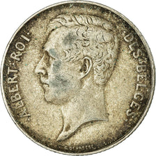 Coin, Belgium, Albert I, Franc, 1911, EF(40-45), Silver, KM:72